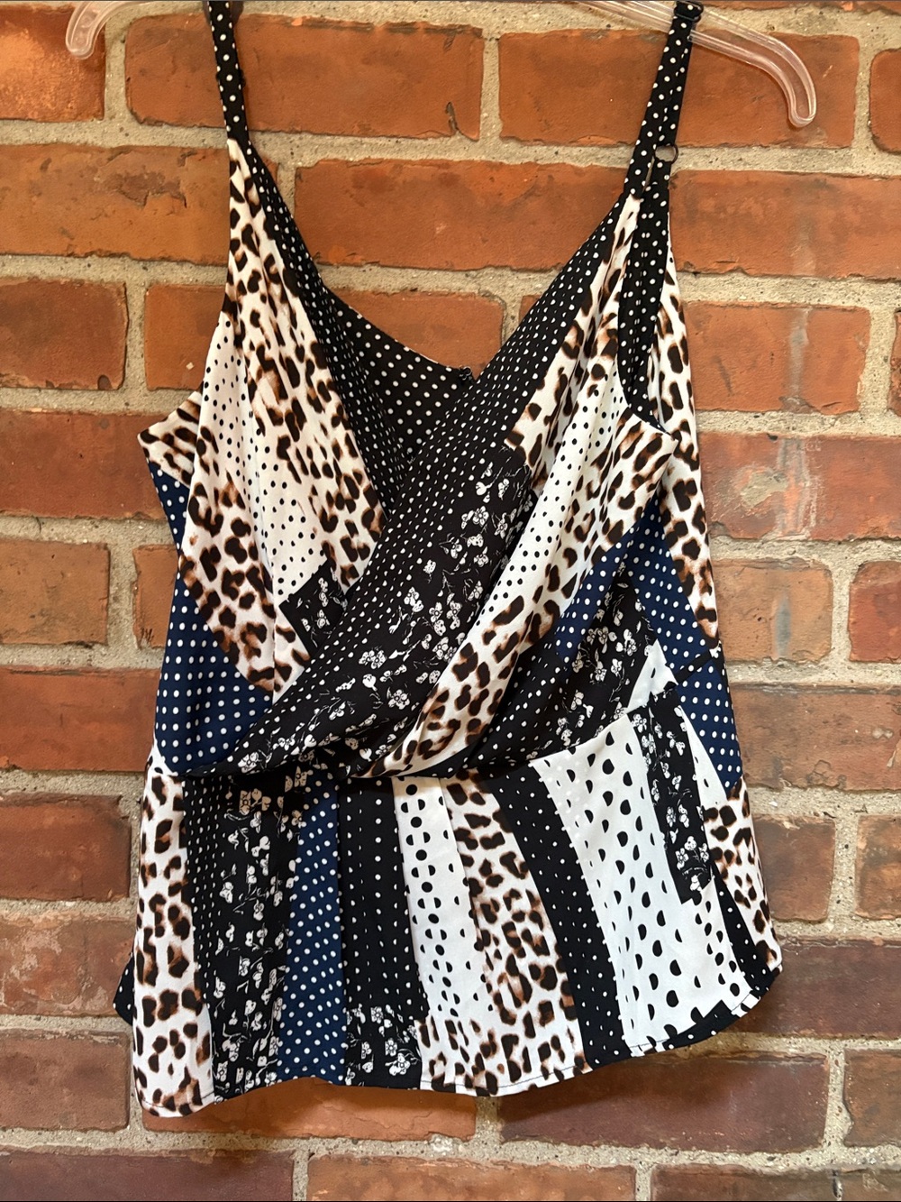 CAbi Samantha Crossover Peplum Top